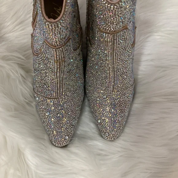 Matisse - Harlow Western Ankle Boot Womens Size 6, 6.5 Rhinestone NIBWT - Picture 4 of 5